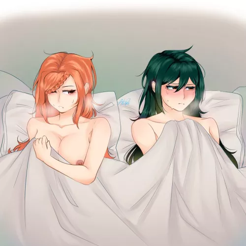 Priscilla and crusch had fun last night