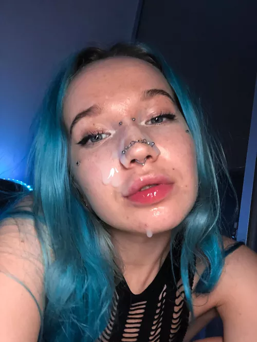 Selfies after I've been brutally whipped in the mouth.