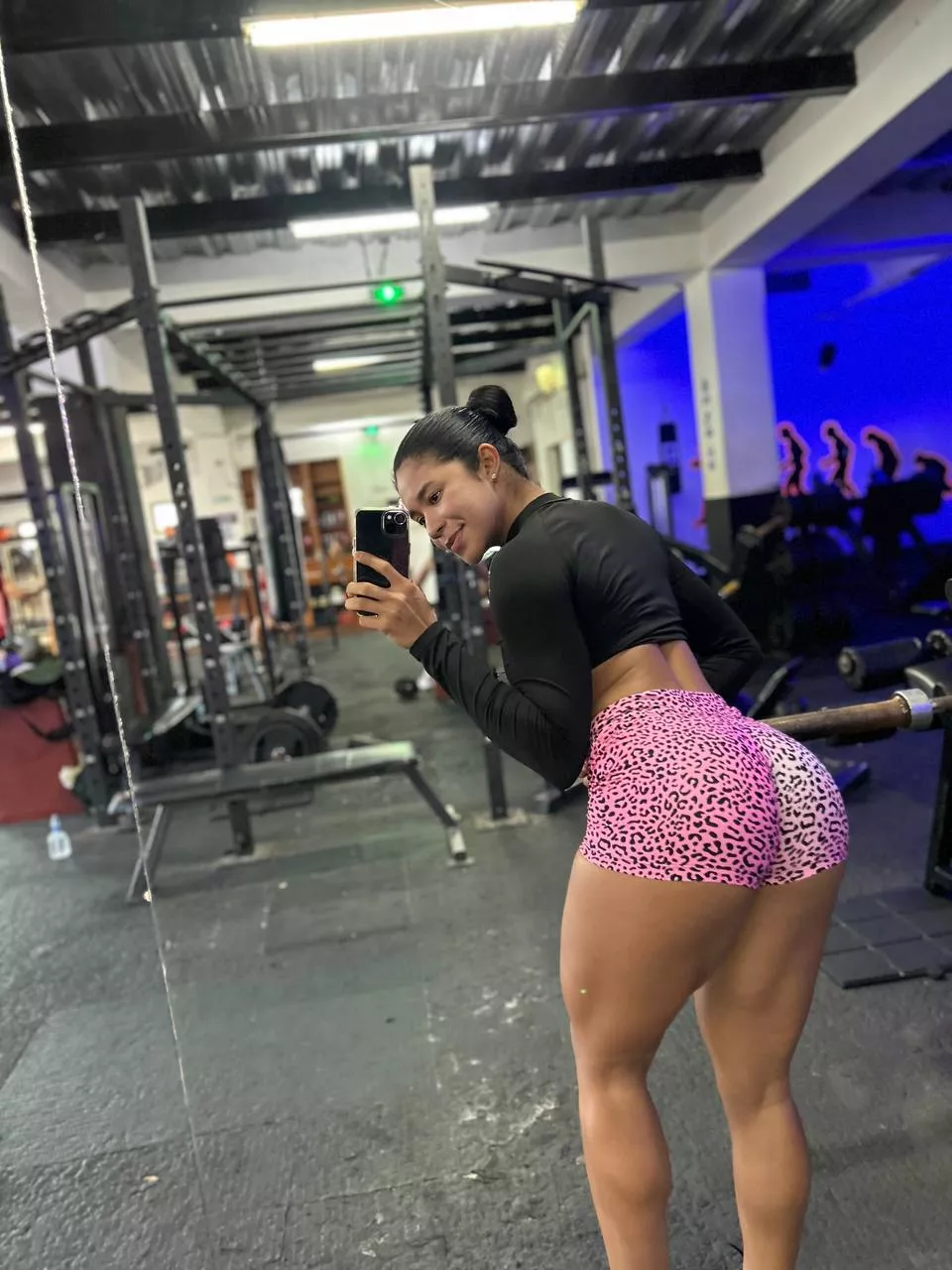 The guys at the gym keep staring at me so I decided to give them what they want