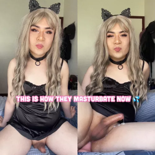 This is how I masturbate now