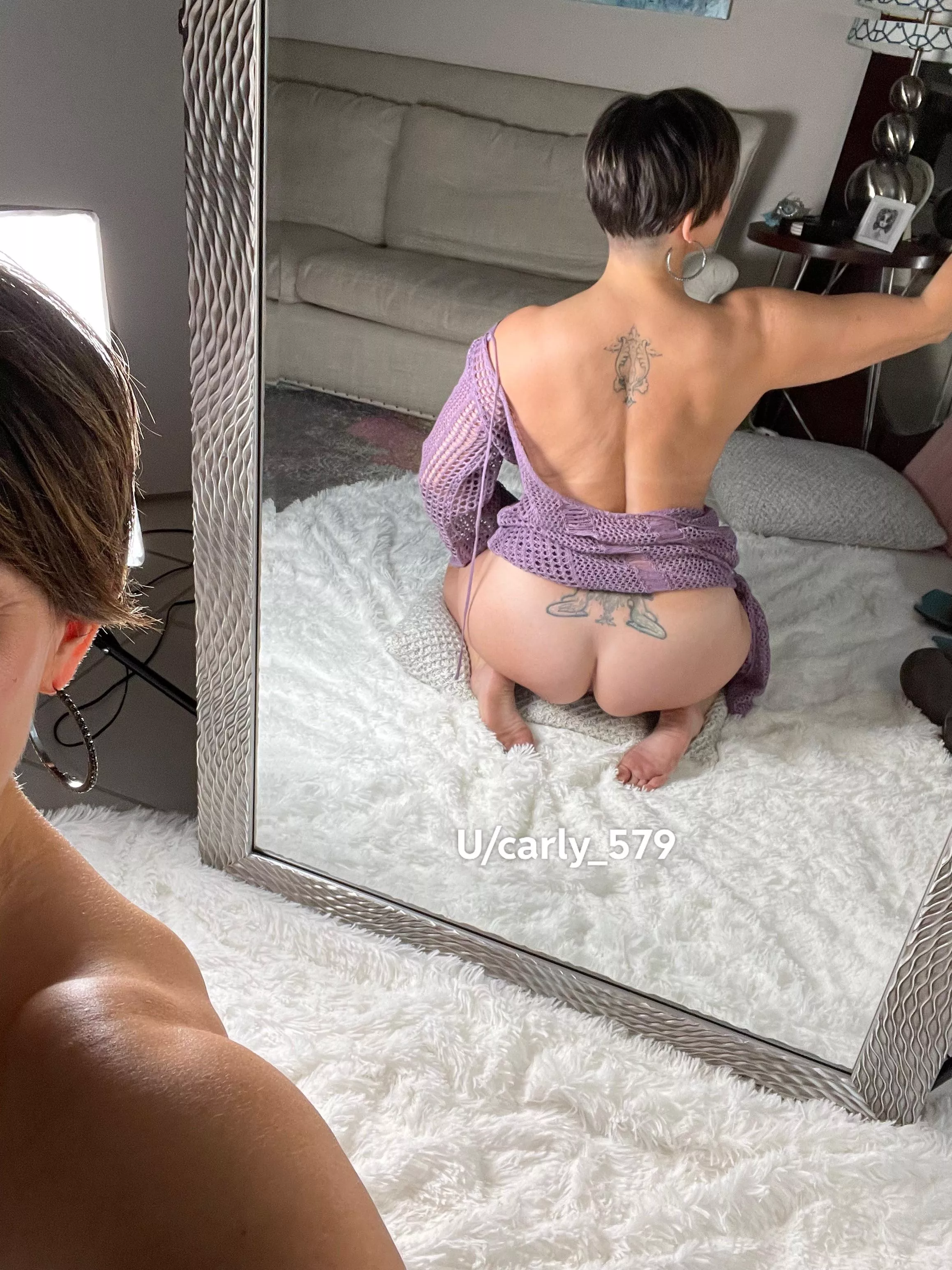 You can do side bends or sit-ups, but please don’t lose that butt.