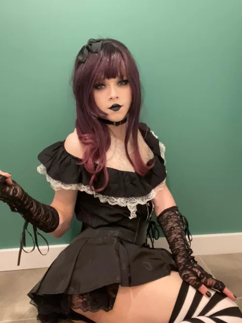 🖤🖤Black lipstick is just the best for cute boys like me, wouldnt you agree?🖤🖤