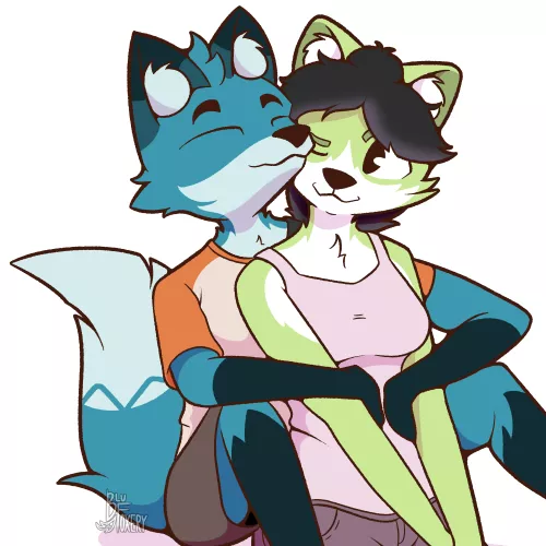 Enjoying The Moment (Drawn by me)