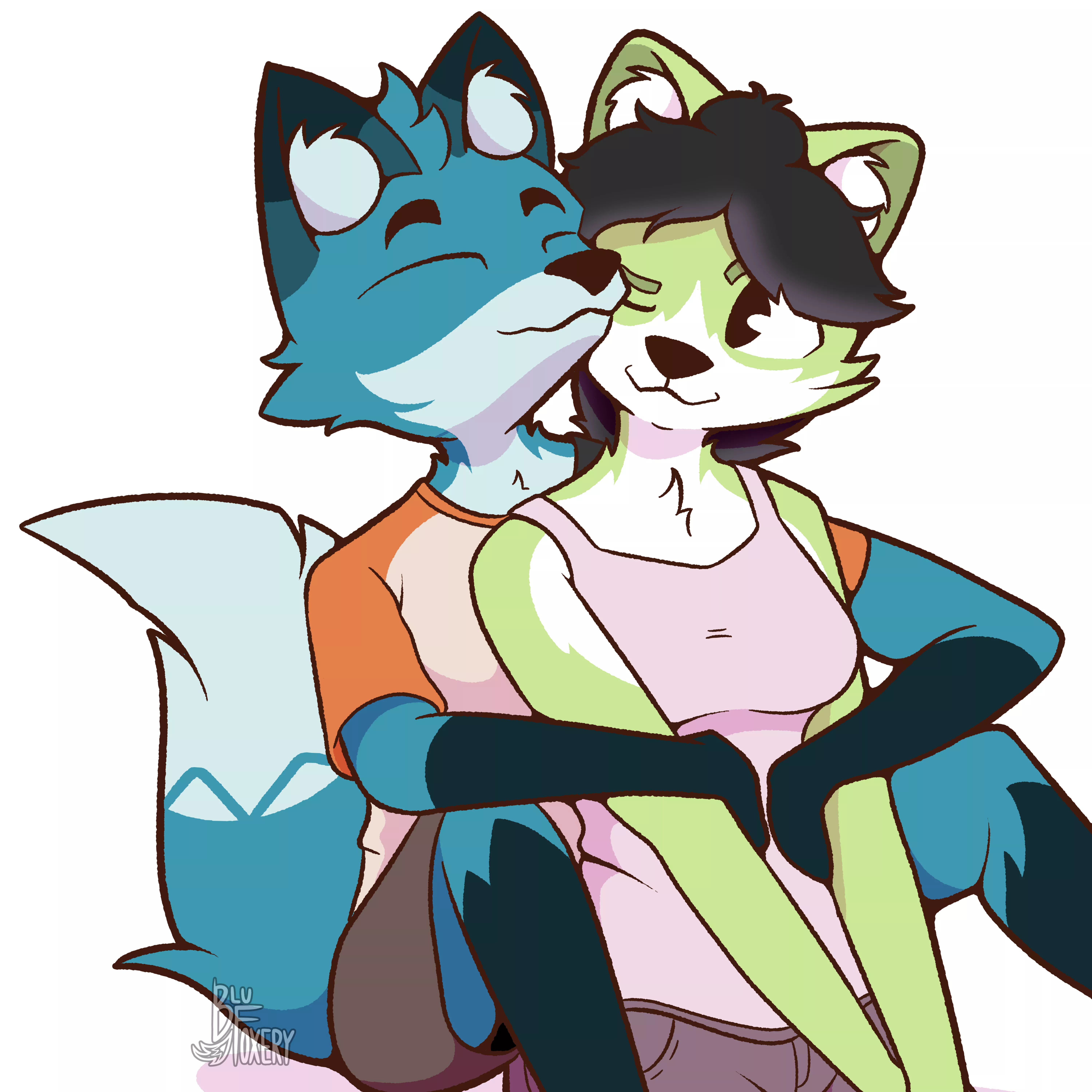 Enjoying The Moment (Drawn by me)