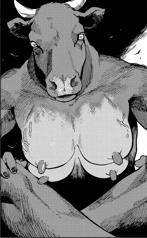 female minotaur in dungeon meshi