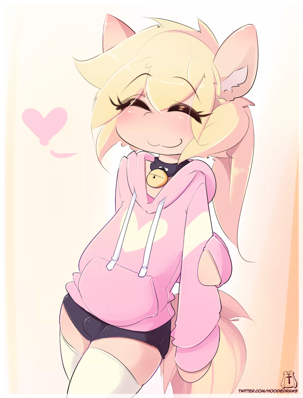Floofy boi (t-hoodie)