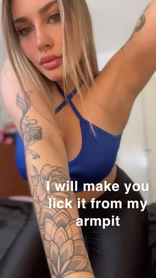 Get on your knees and lick, you're going to be my fucking bitch