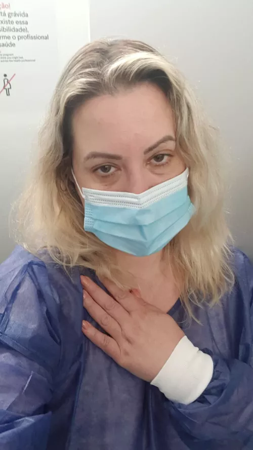 Geting ready to mri. Still looking cute?