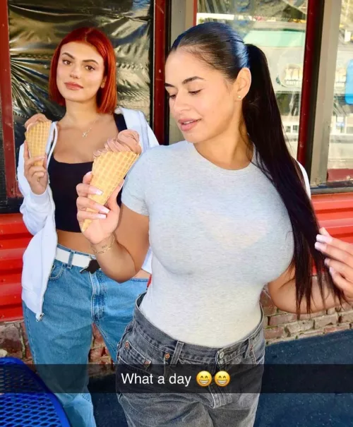 Girl in the back is so mad