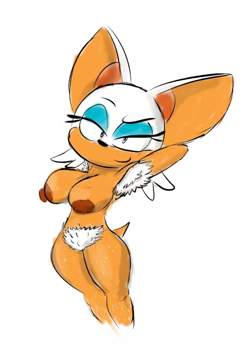 Hairy Rouge for no shave november (by @nytronokrome)