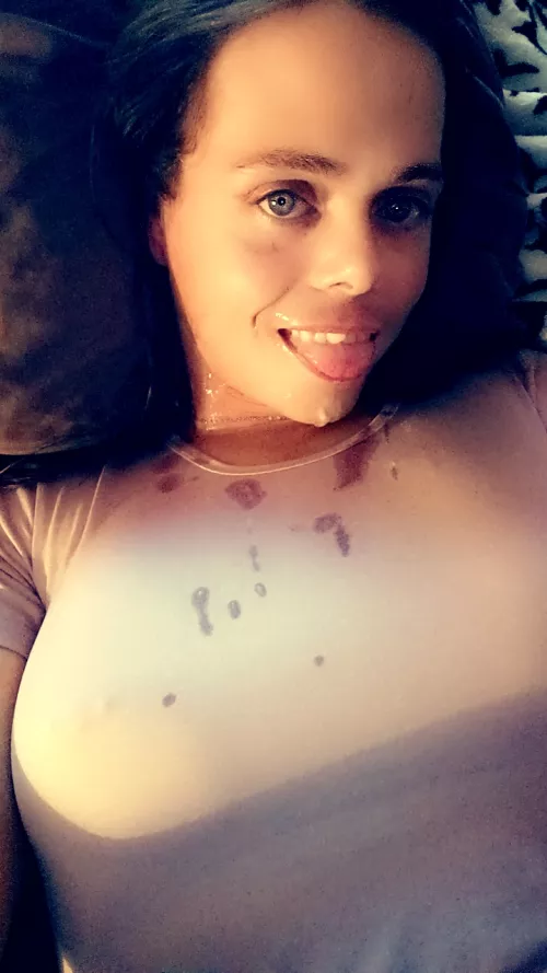 I feel so pretty after a fresh warm facial 🥰🍆💦🤤