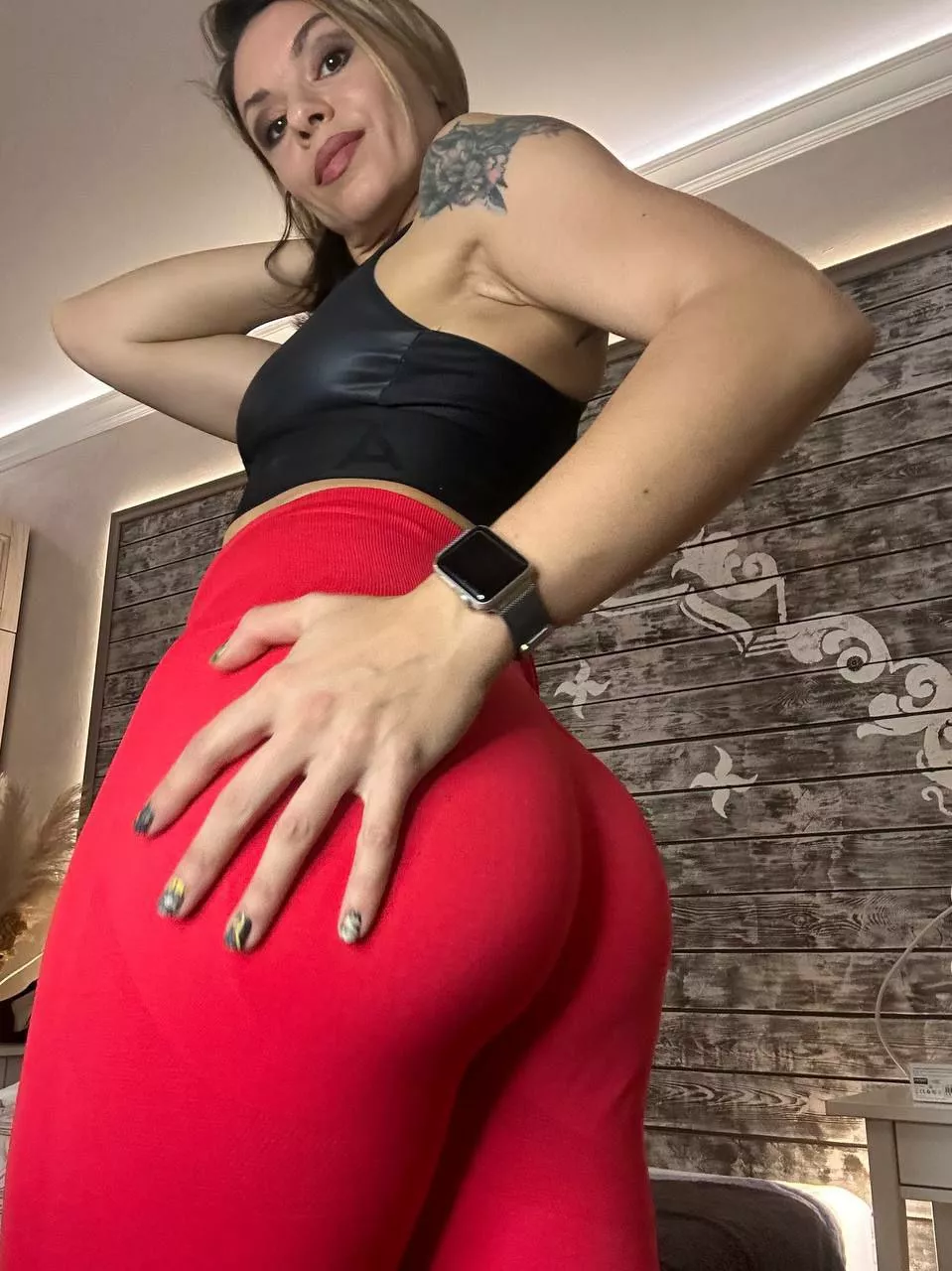 I think you'll definitely love these red leggings