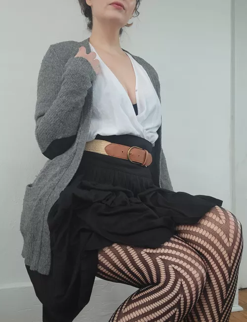 Love a cardigan with elbow patches [F]