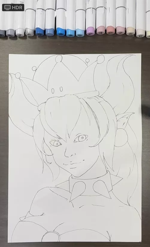My bowsette Illustration!