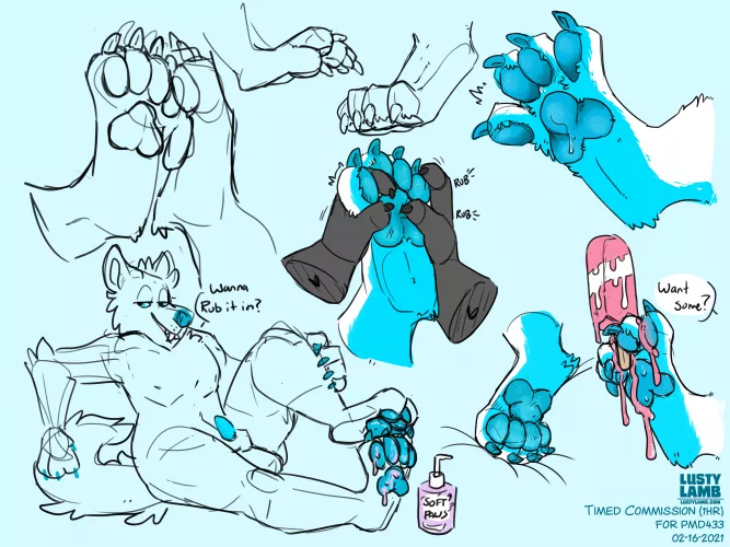 [NSFW] Paw sketches