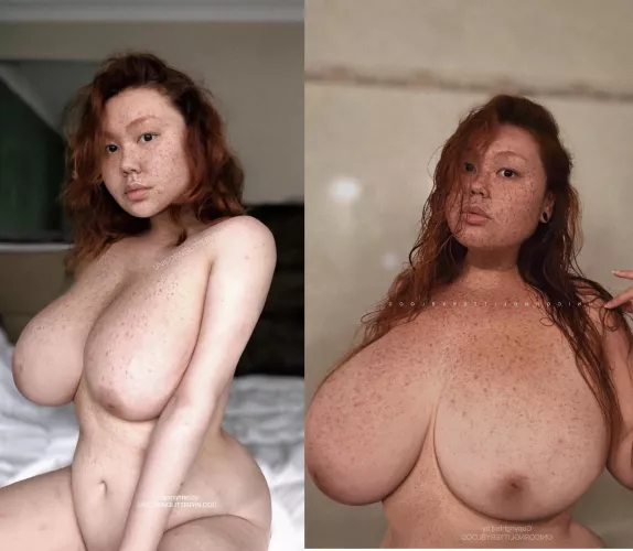 [OC] my natural boobs growth! are they too big now or they're perfect?