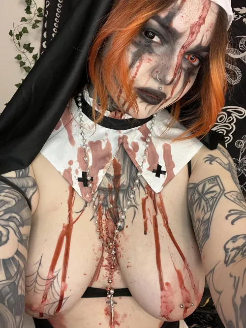 One more piercing to go.