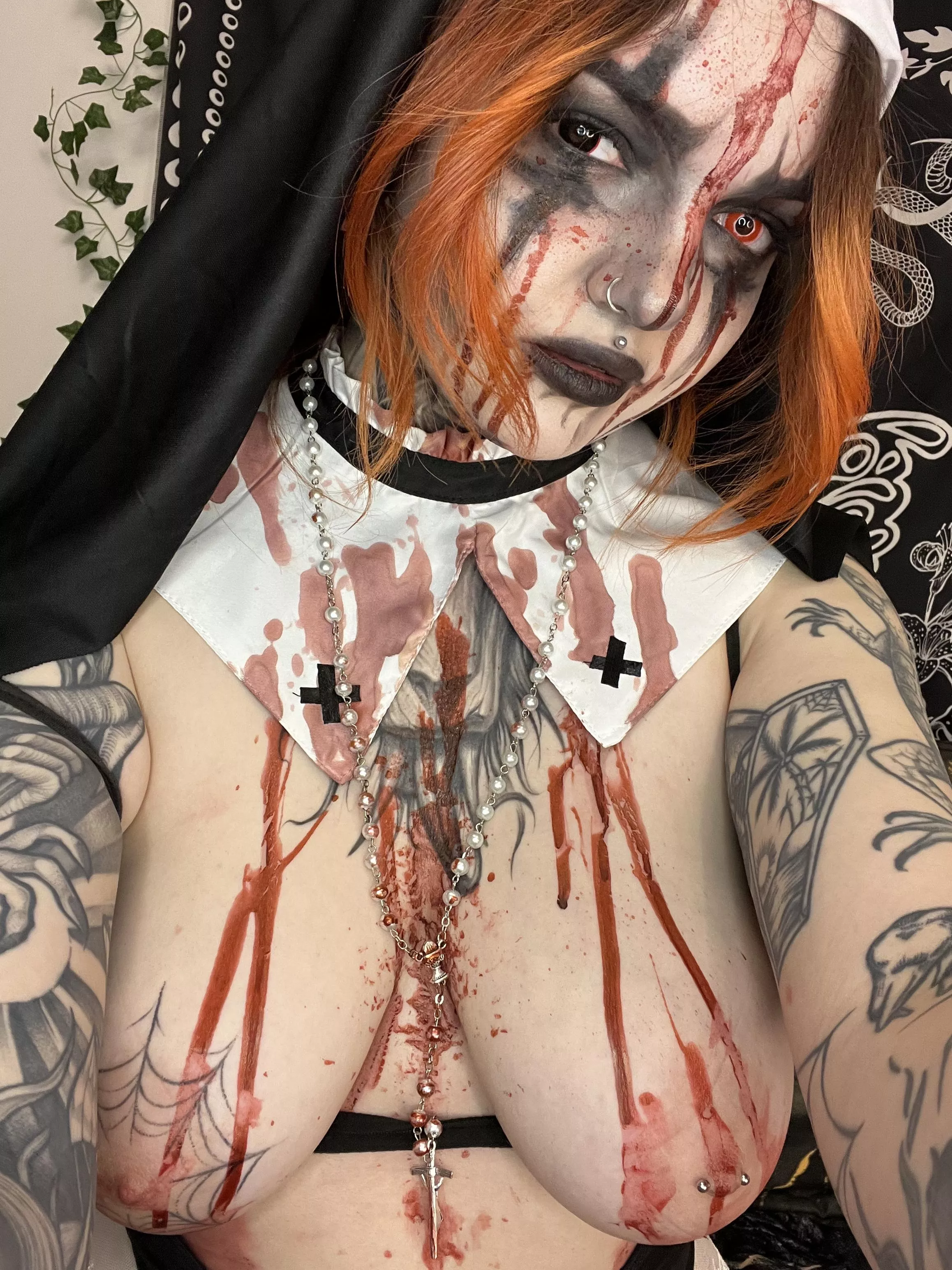 One more piercing to go.