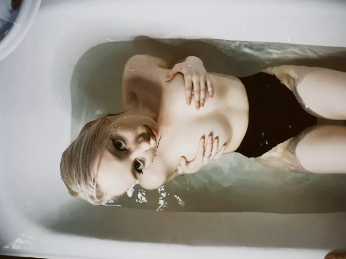 Tilt your head to the side baby