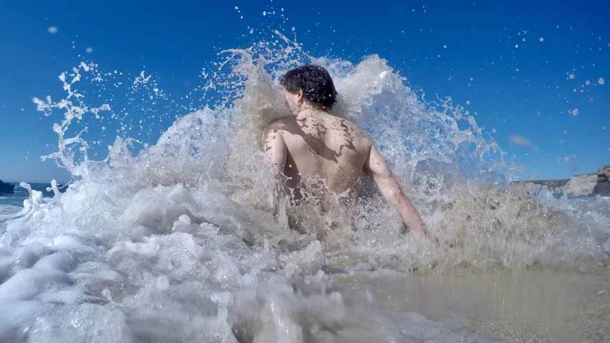 Watching the waves (blooper version)