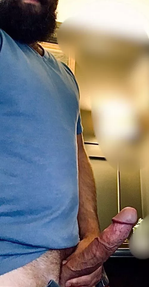 What do you do when you walk in on dad like this?