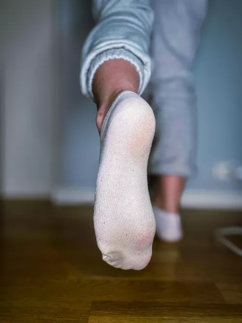 Would you like to cum on them? Or sniff them? ps: they are sweaty. [F]