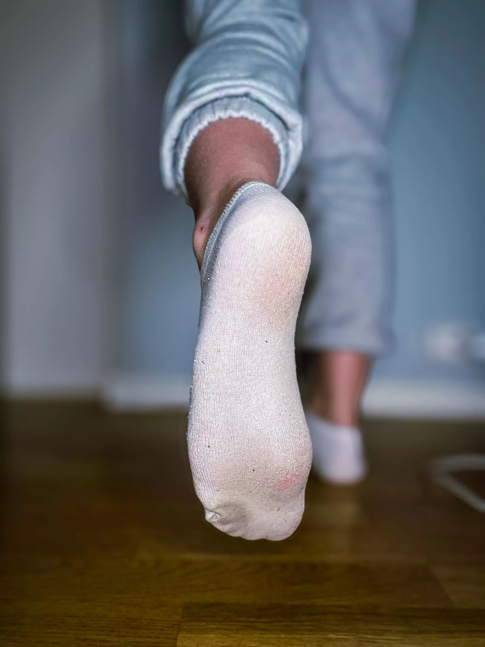 Would you like to cum on them? Or sniff them? ps: they are sweaty. [F]