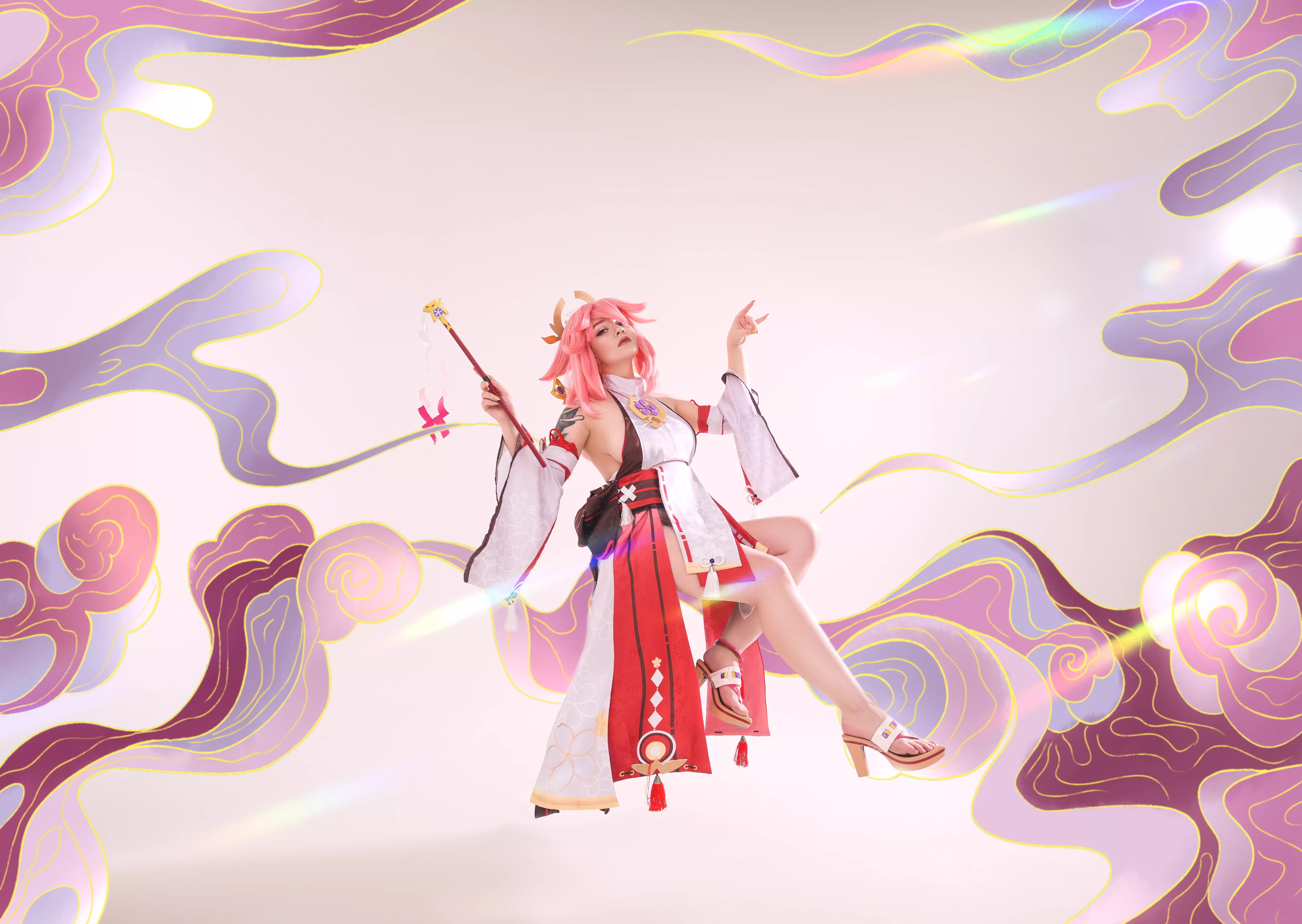 Yae Miko Genshin Impact by Akemi013