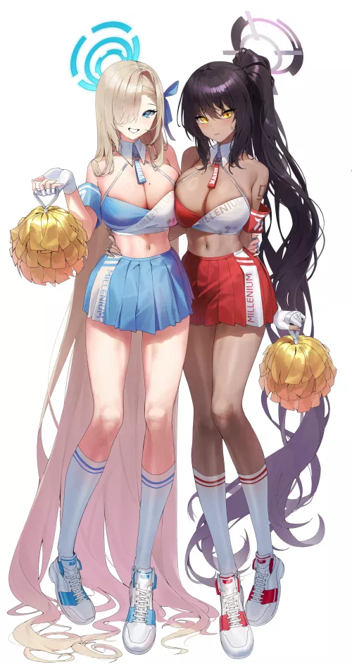 Cheerleaders Asuna & Karin [Blue Archive]