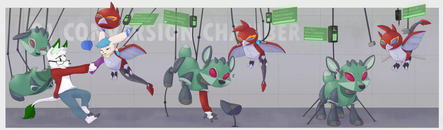 Conversion Chamber [2M ➔ Robot Neopets] Fauvfox