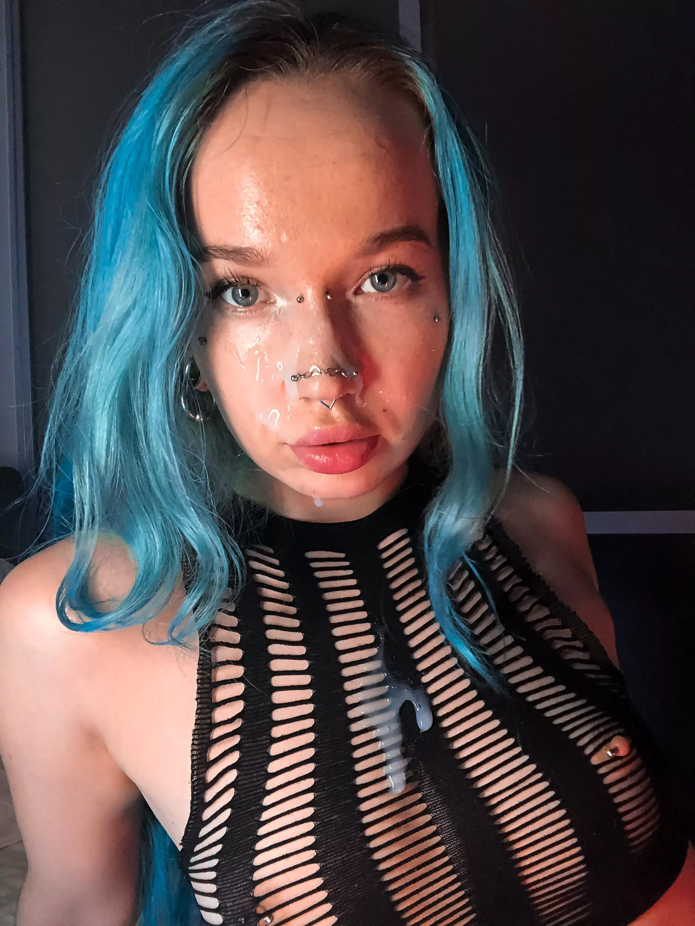 Daddy soaked my face again.