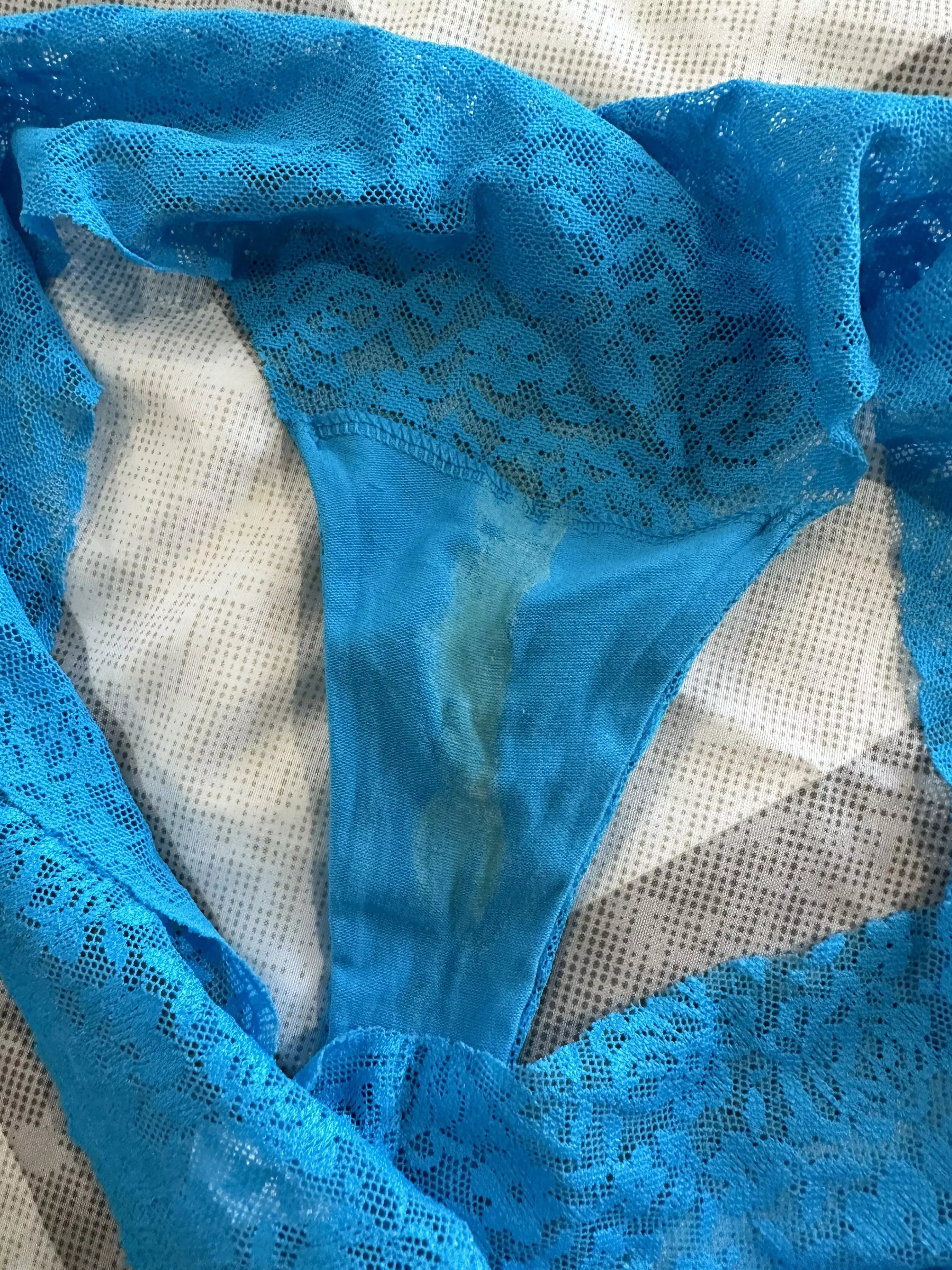 First time wearing these panties… and I was horny all day