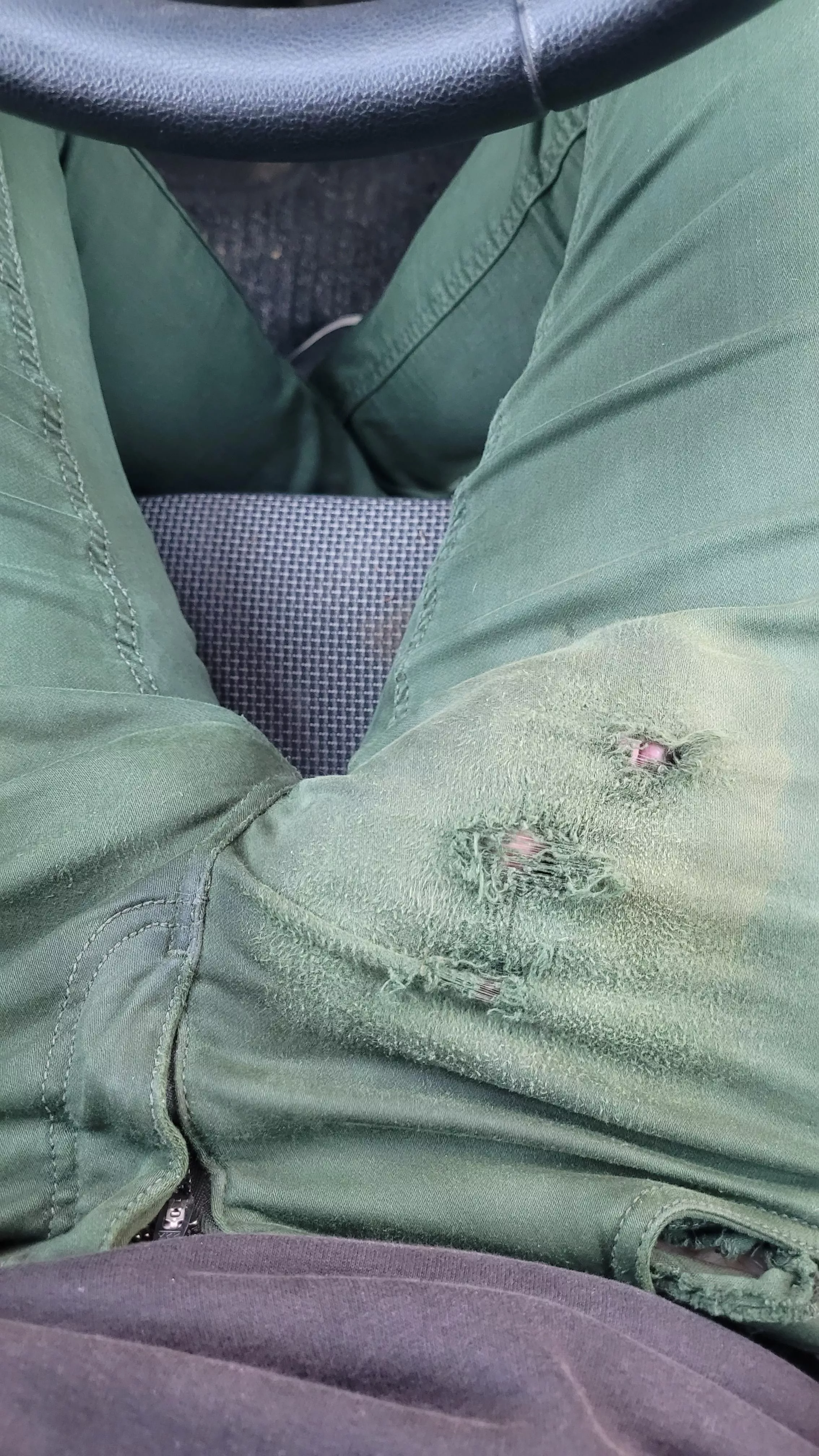 I know, these trousers are user, but i still like yo wear them. Should i stop ?