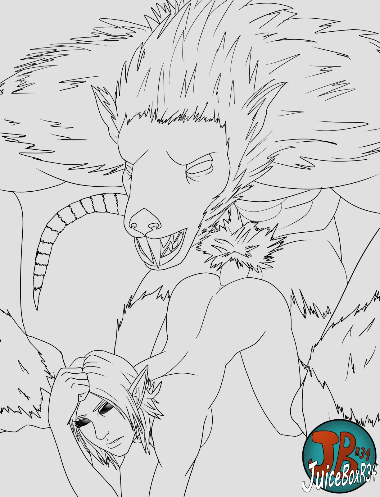 Kerillian x rat ogre (JuiceboxR34) [Warhammer Fantasy]