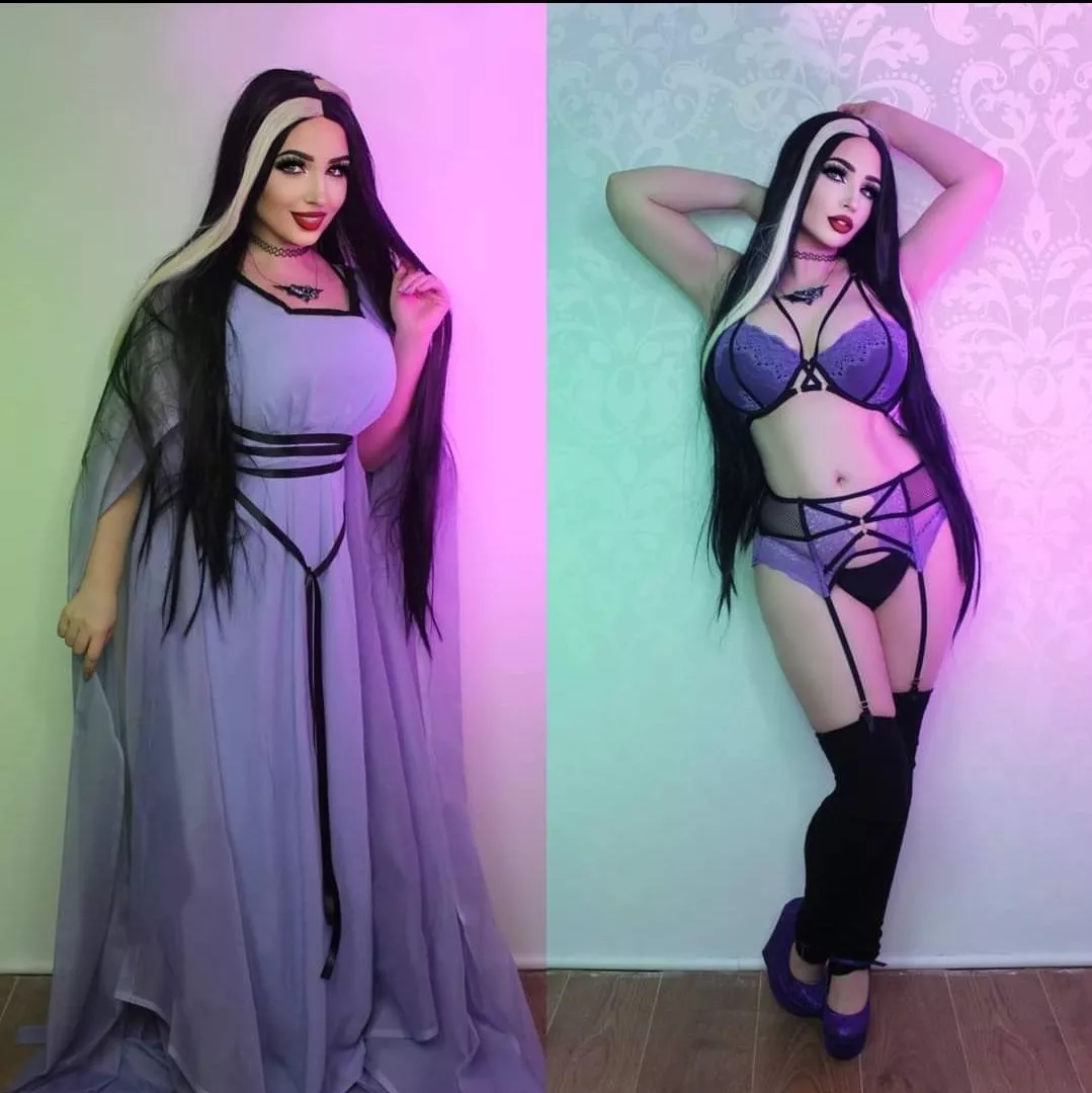 Lily Munster (plus lingerie version) by Ivy Tenebrae