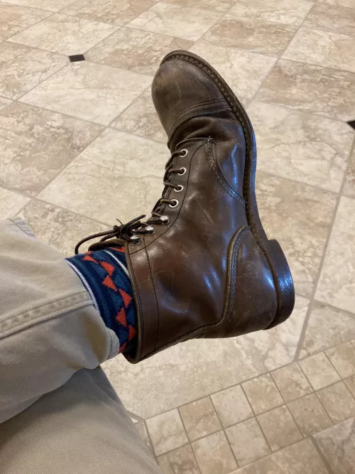 My 7yo Iron Rangers.