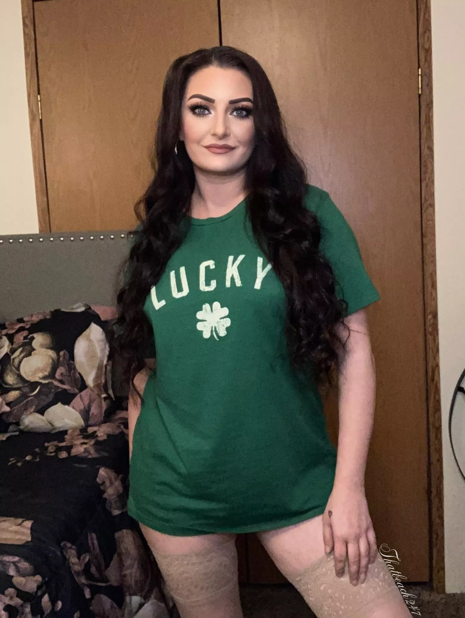 Nothing on under this shirt