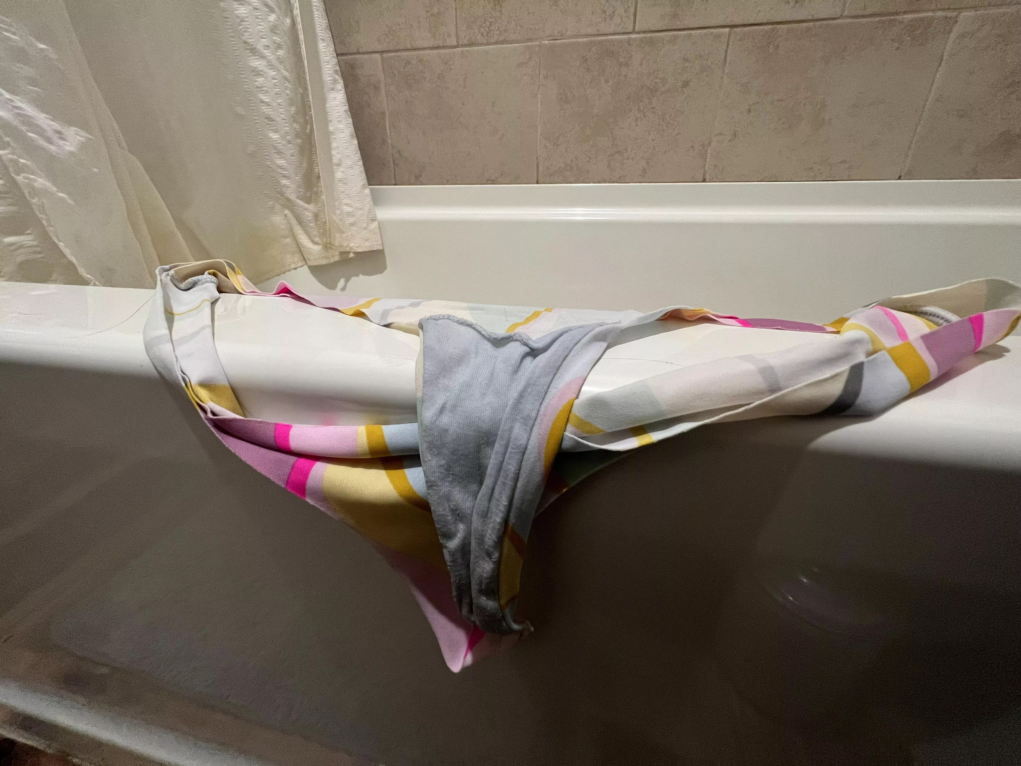 Panties soaked in her squirt