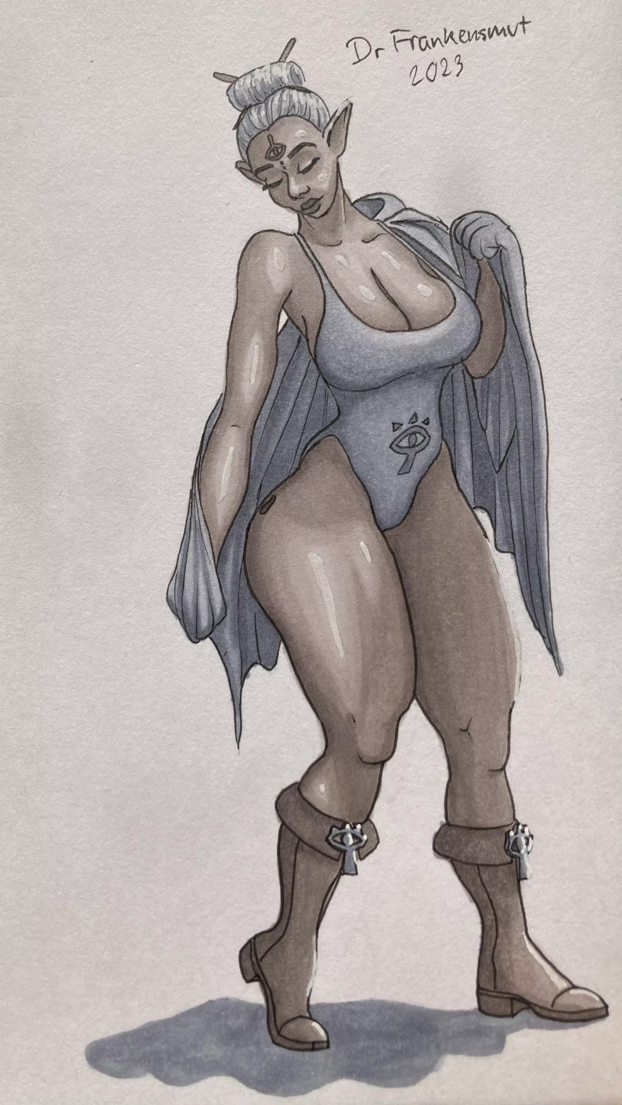 Paya getting ready for the day… (drfrankensmut)