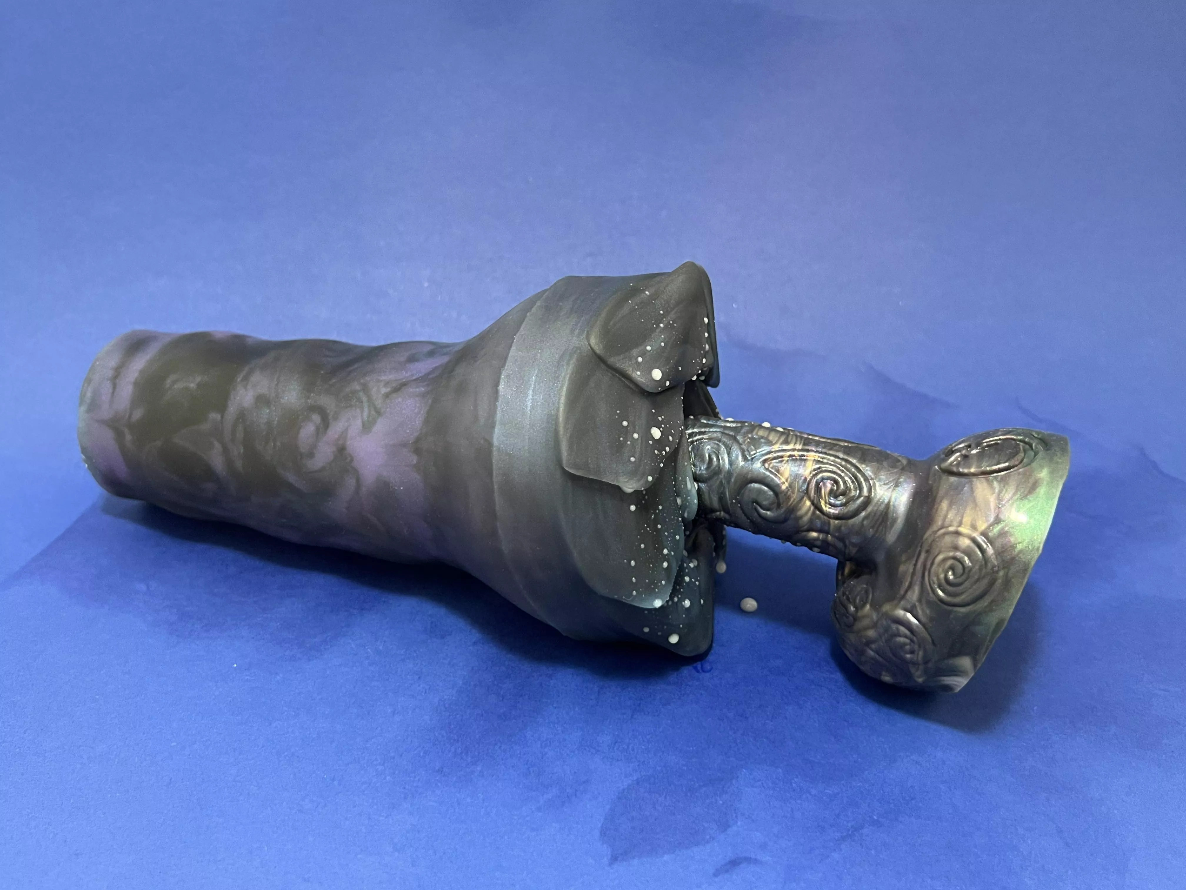 Put it in you say? 💦💦💦 Bad Dragon Janine and Lovesmiths Tattoed elf❤️