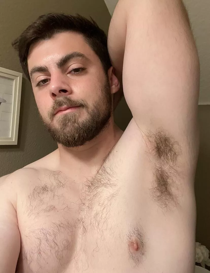 So much arm pit for you to bury your face in