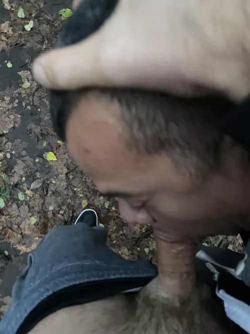 This construction worker always sucks my dick on the trail and I don’t even know his name…