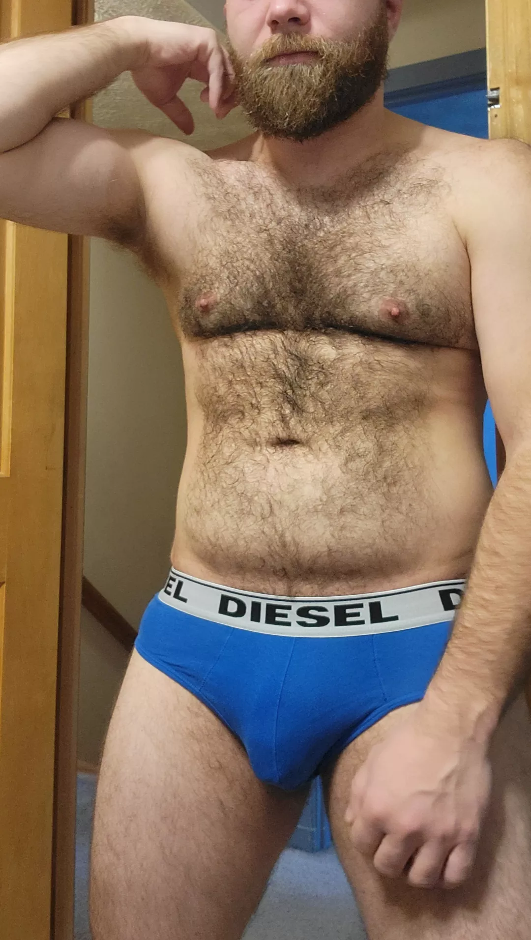 Those brief can barely contain me when soft