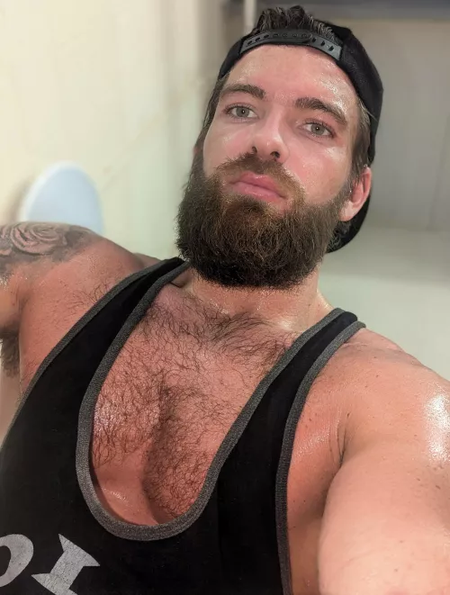 Worked up a good sweat and I could do with a rub down right now