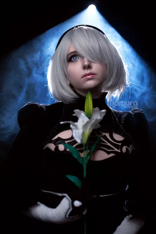 2B from Nier: Automata cosplay by Mamura_senpai