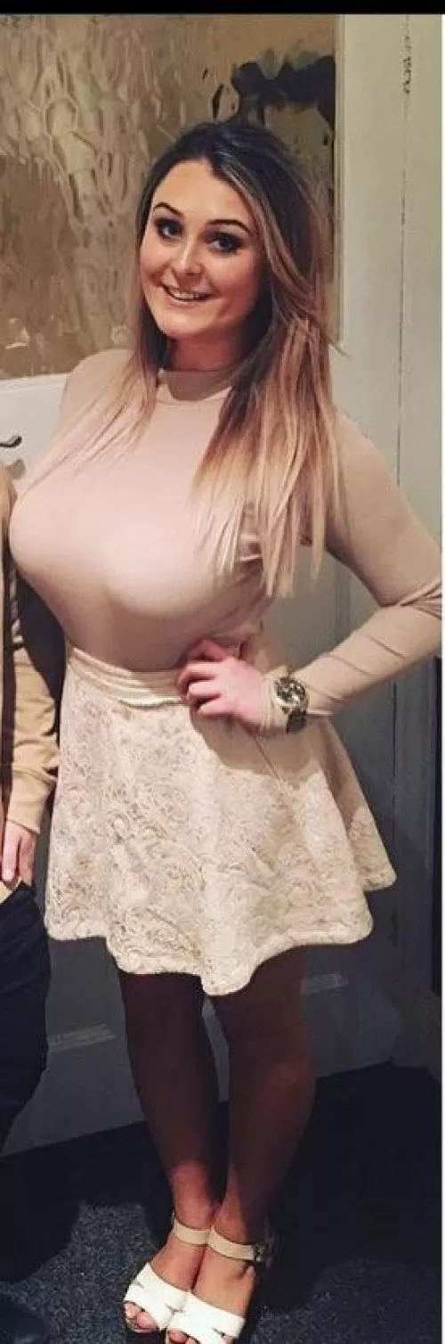 Absolutely nowhere to hide…and she knows it