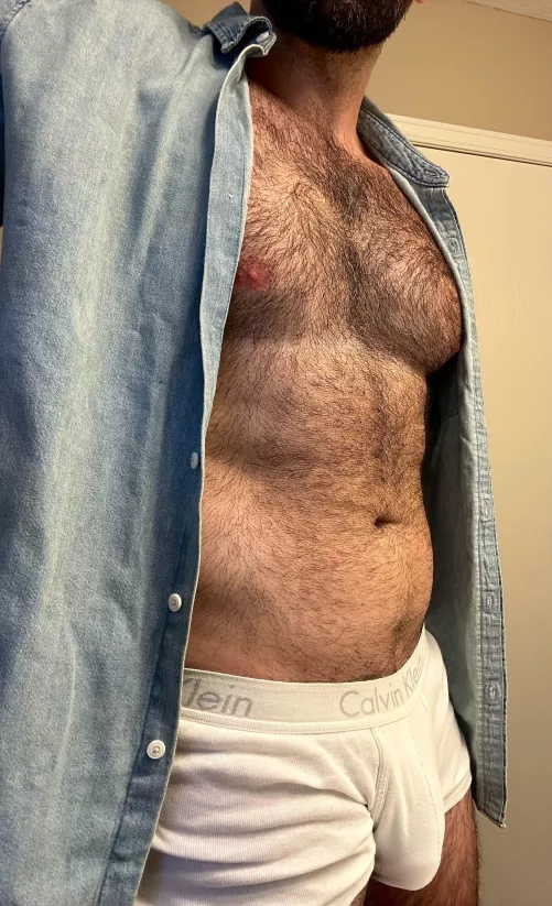 Body hair is starting to go gray