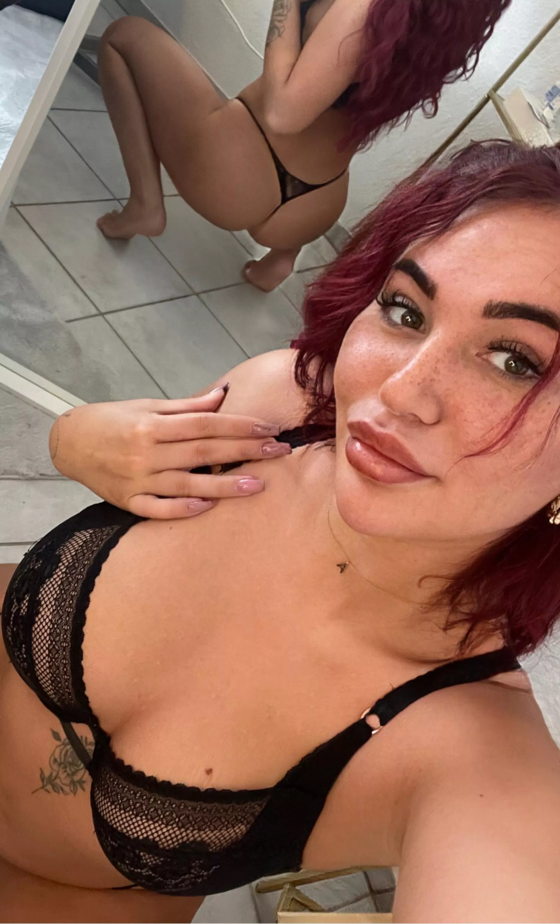 But first, let me take a butt selfie