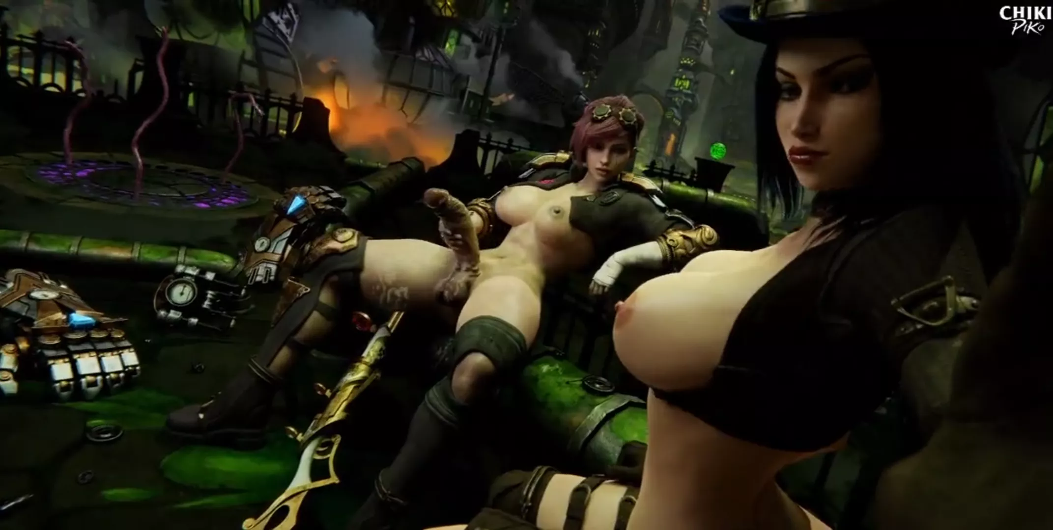 Caitlyn and Futa Vi, on Zaum. (Chikipiko)