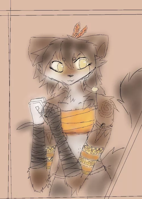 Can my oc beet yours in a duel? >:3 Art by me